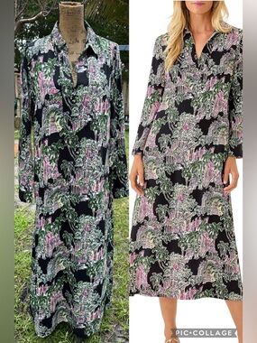 Lilly Pulitzer midi dress size L EEUC